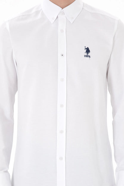 U.S. Polo Assn. White Men White Long Sleeve Shirt SKU: G081GL0040 2084085_VR013 Image 06