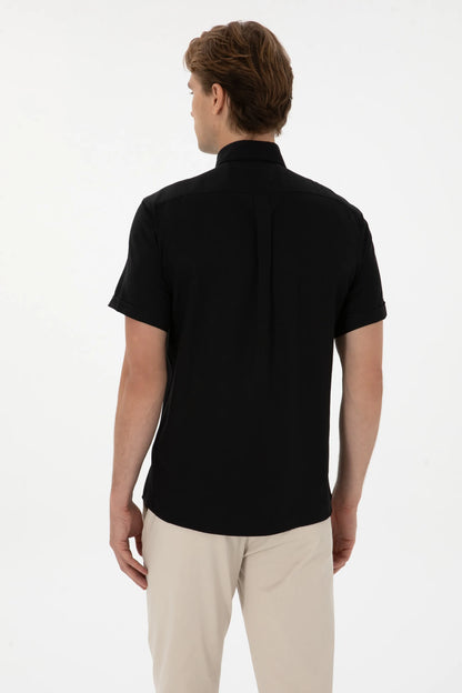 U.S. Polo Assn. Black Men Black Shirt SKU: G081GL0040 2084143_VR046 Image 05
