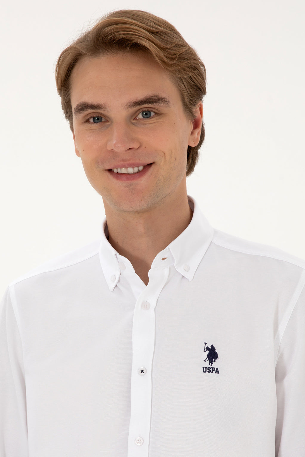 U.S. Polo Assn._White_White Shirt Long Sleeve_G081GL0040 2225434_VR013_02