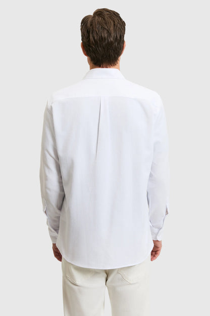 U.S. Polo Assn. White Men White Shirt Long Sleeve SKU: G081GL0040 PU-11980_VR013 Image 05