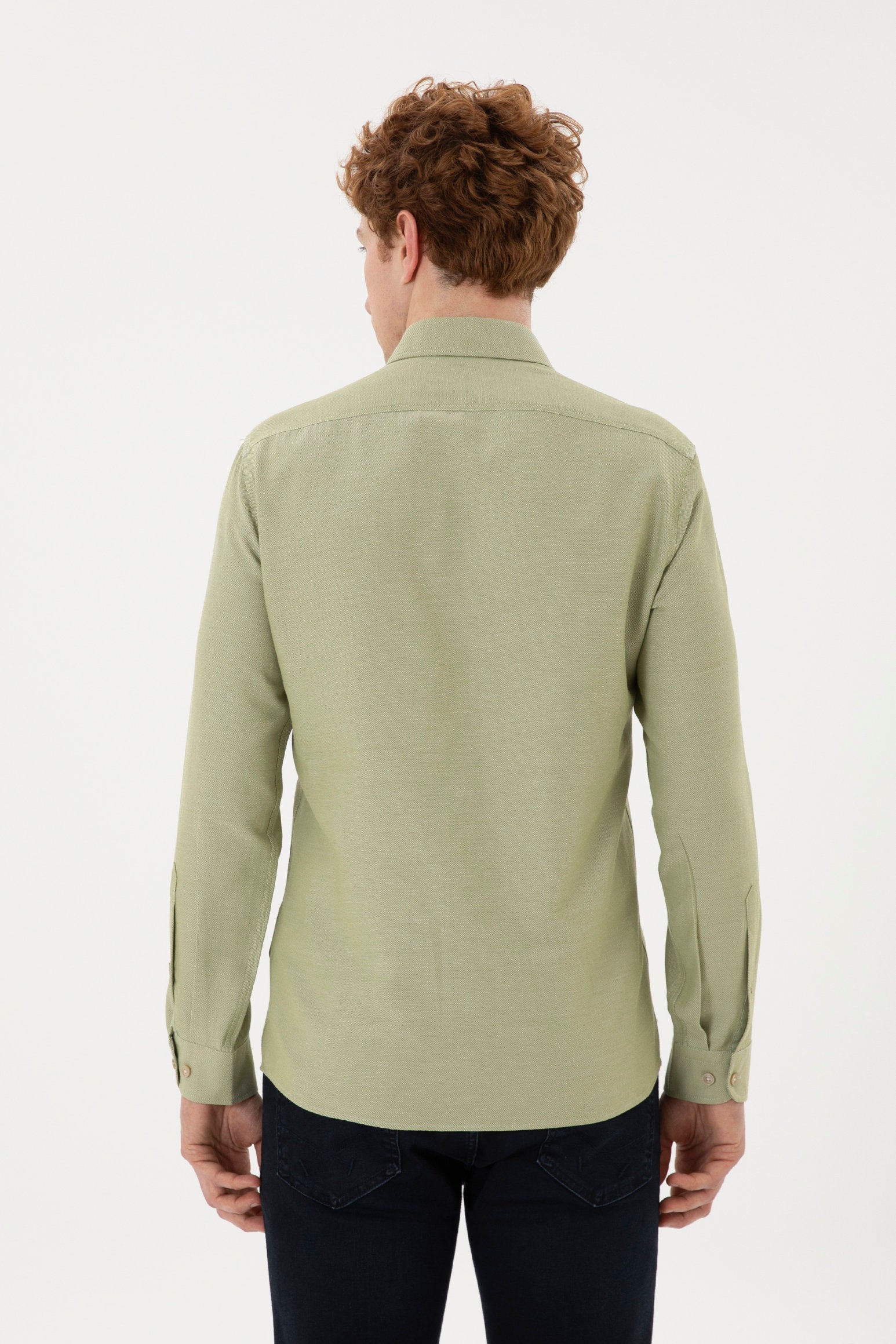 Button Down Shirt With Logo_G081GL0040 1886621_VR183_05