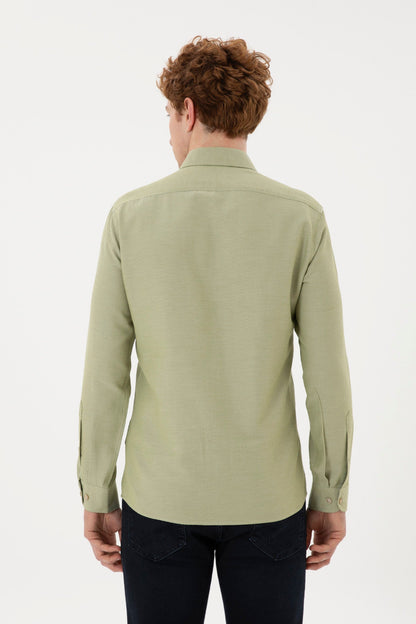 Button Down Shirt With Logo_G081GL0040 1886621_VR183_05