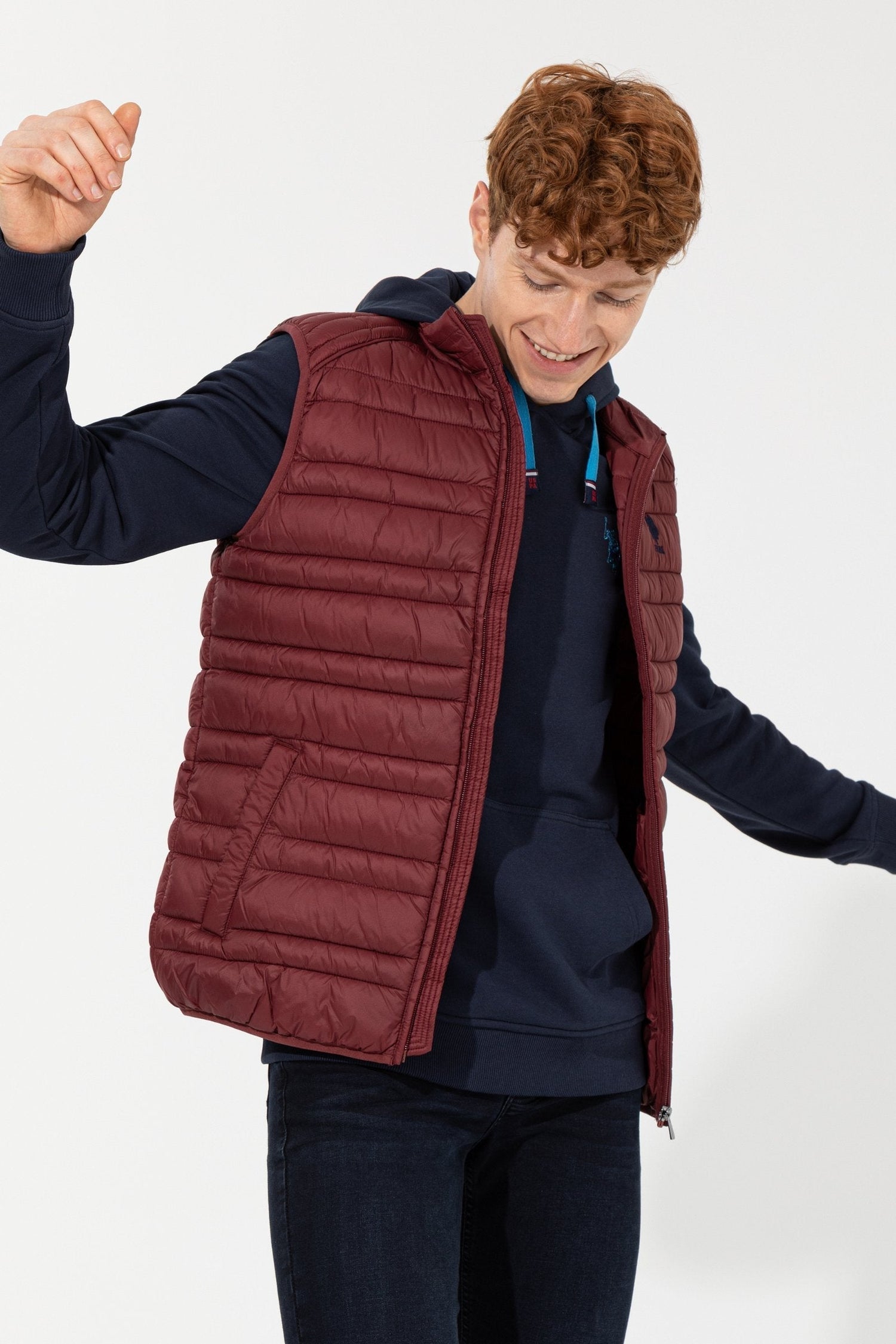 Red Woven Vest U.S. Polo Assn.