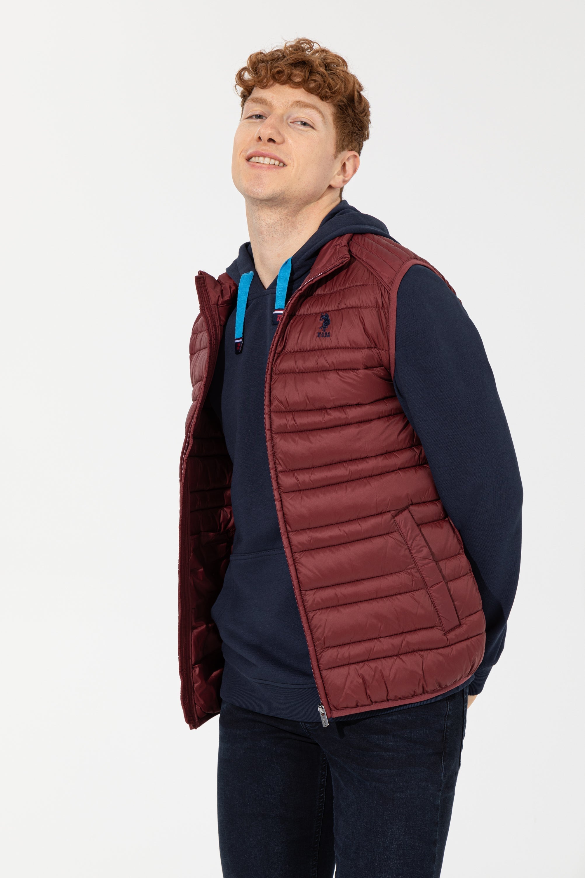 Red Woven Vest U.S. Polo Assn.