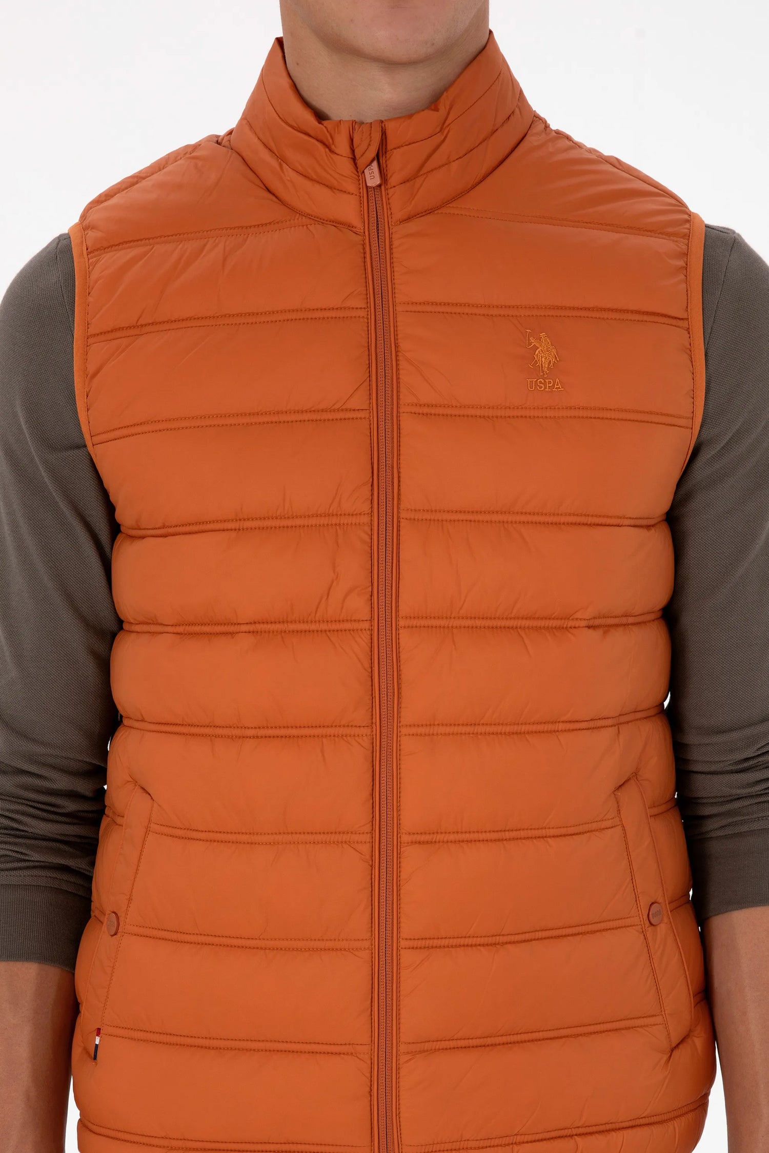 U.S. Polo Assn._Copper_Copper Vest Jacket_G081GL0100 2246396_VR182_06