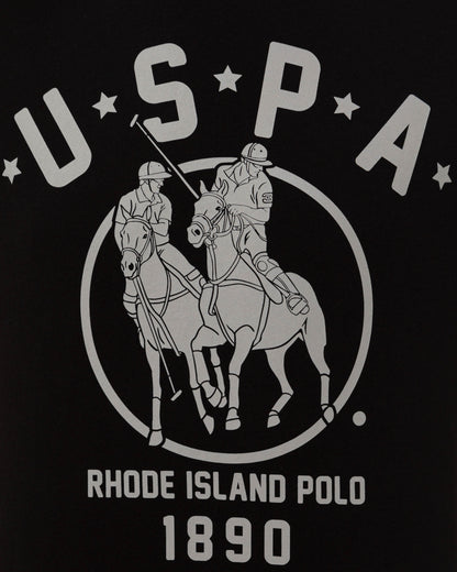Black Crew Neck T-Shirt U.S. Polo Assn.