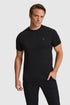 U.S. Polo Assn. Black Men Black Short Sleeve Cotton T-Shirt SKU: G081GL0110 PU-8732_VR046 Image 01