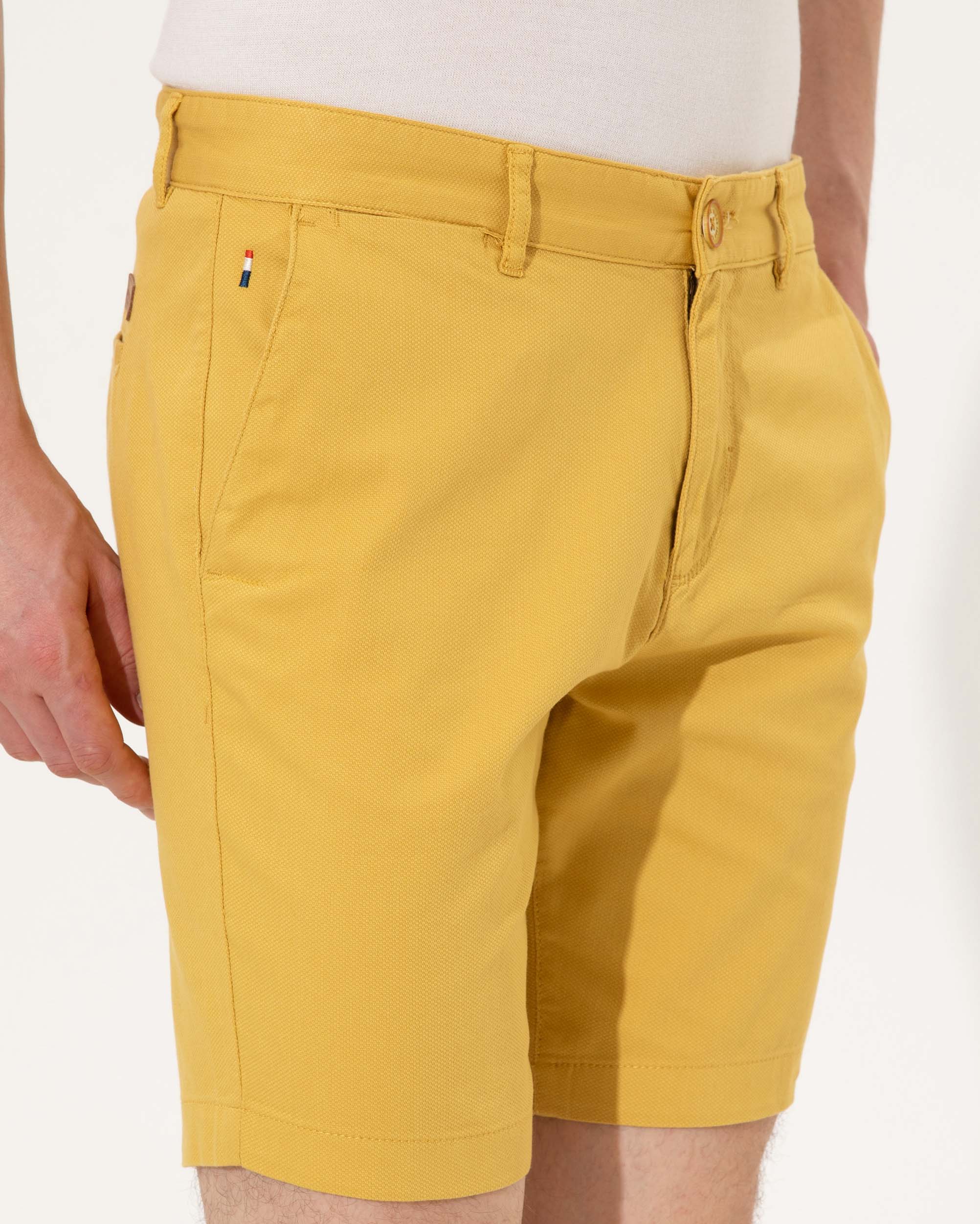 Yellow Woven Bermuda Capri U.S. Polo Assn.