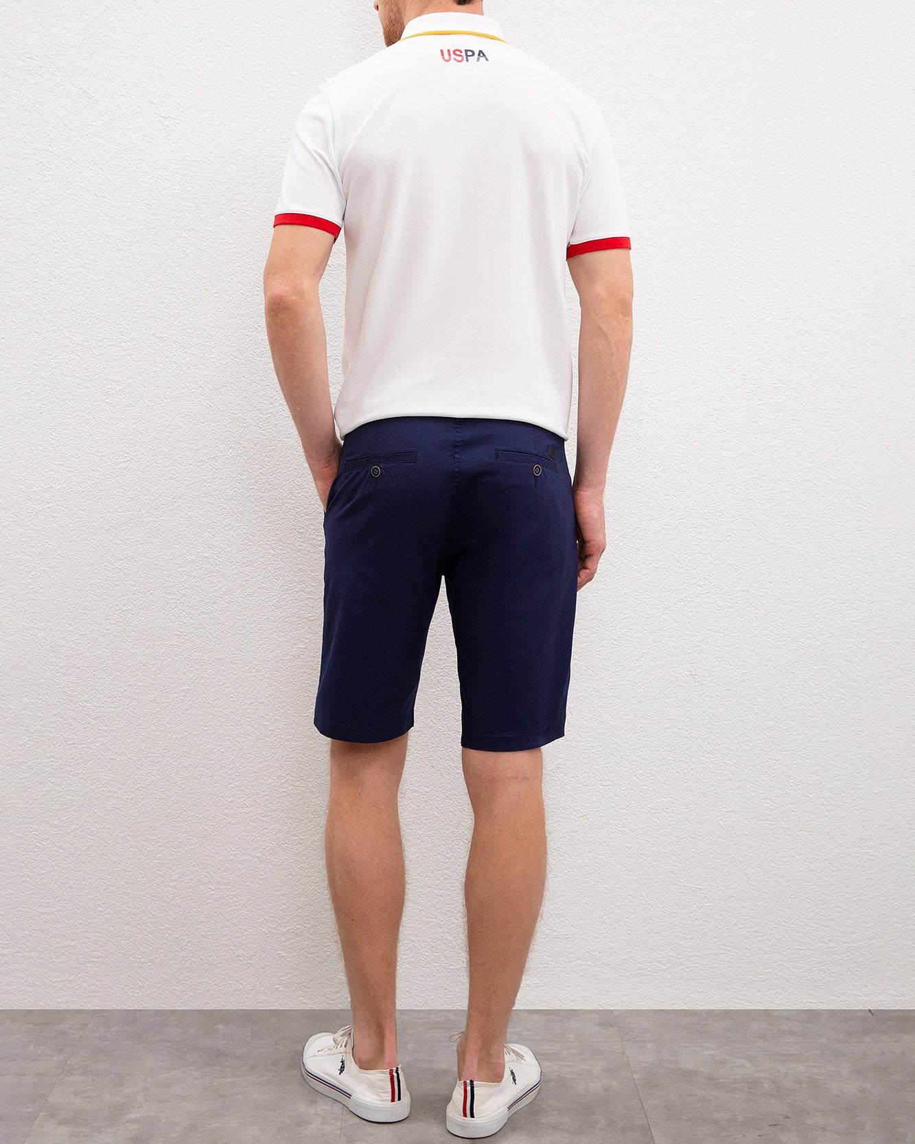 Dark Blue Woven Bermuda Capri U.S. Polo Assn.