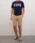 Beige Woven Bermuda Capri U.S. Polo Assn.
