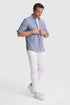 U.S. Polo Assn. White Men White Slim Fit Chino Trousers SKU: G081GL0780 PU-8794_VR013 Image 01