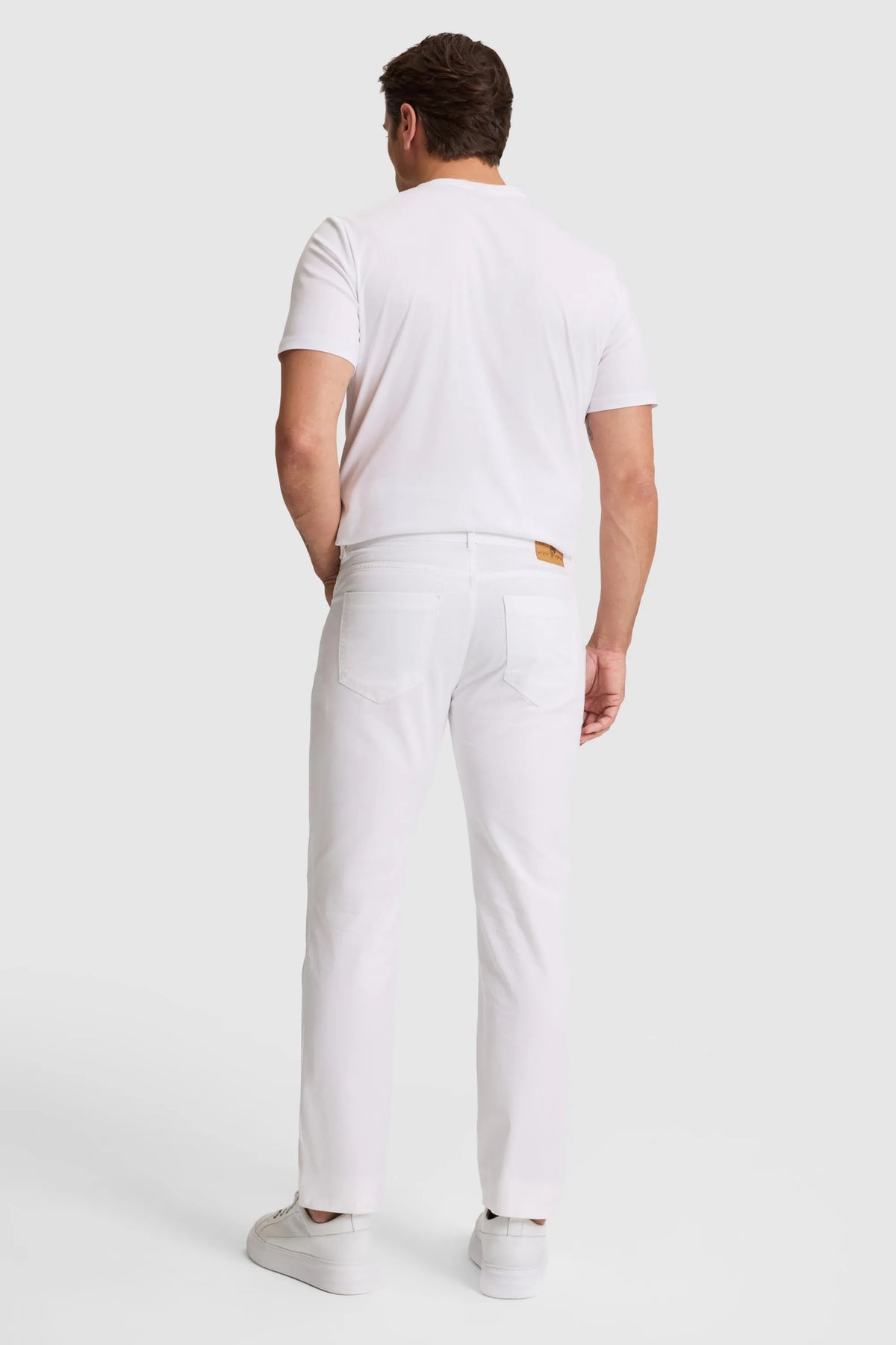U.S. Polo Assn. White Men White Slim Fit Chino Trousers SKU: G081GL0780 PU-8794_VR013 Image 05