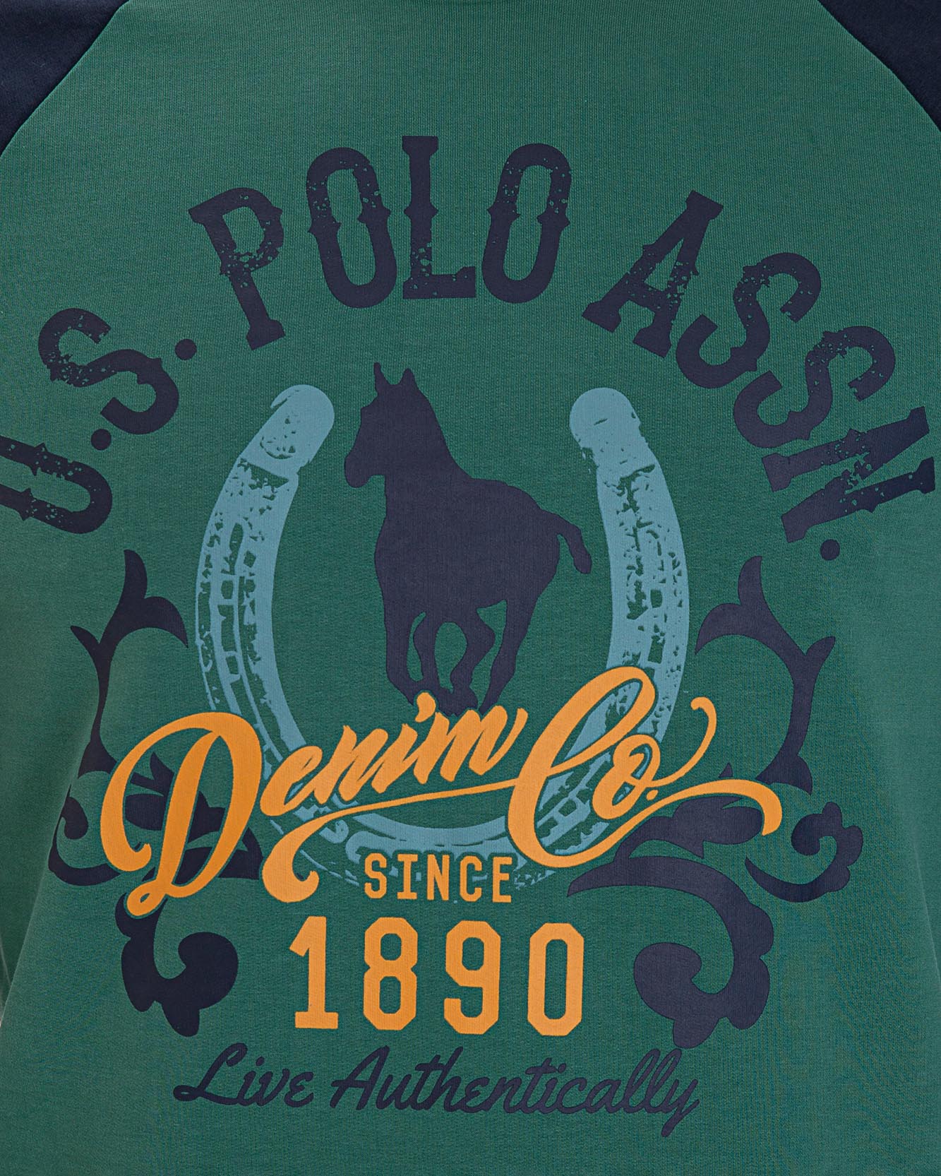 Green T-Shirt L/S U.S. Polo Assn.