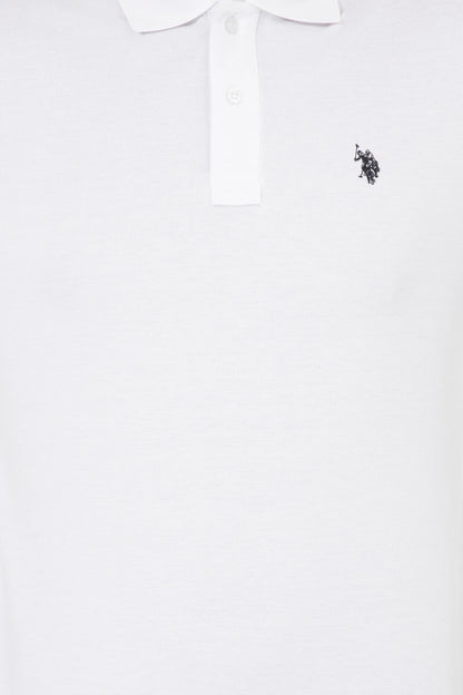U.S. Polo Assn. White Men White Long Sleeve PiquŽ Polo Shirt SKU: G081GL0820 1451570_VR013 Image 06