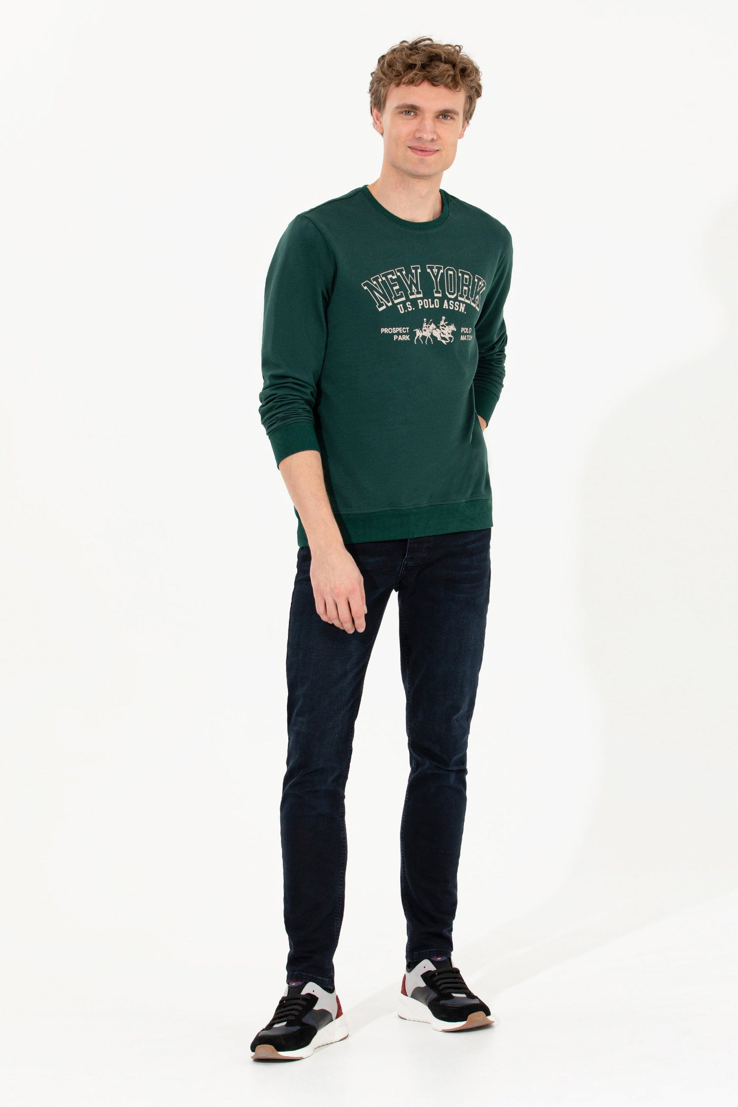 Green Sweat Shirt U.S. Polo Assn.