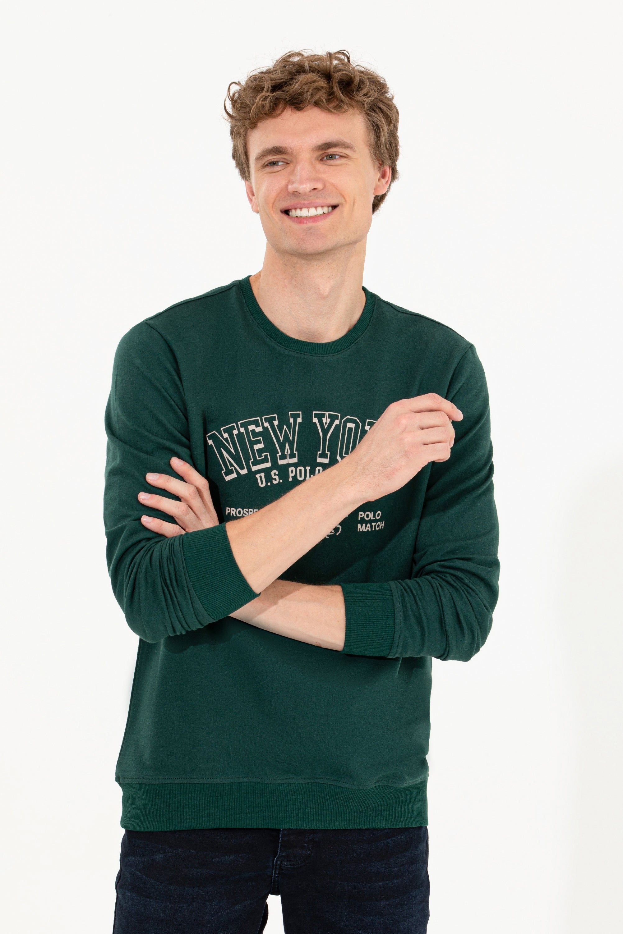 Green Sweat Shirt U.S. Polo Assn.