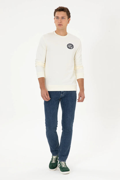 U.S. Polo Assn._Pearl_Pearl Sweatshirt With Logo_G081GL0820 2237377_VR256_04