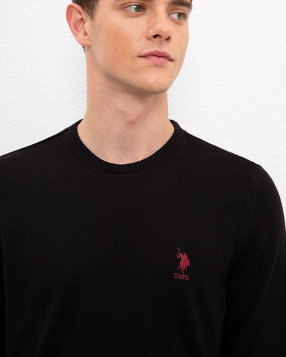 Black Knitting Jumper U.S. Polo Assn.