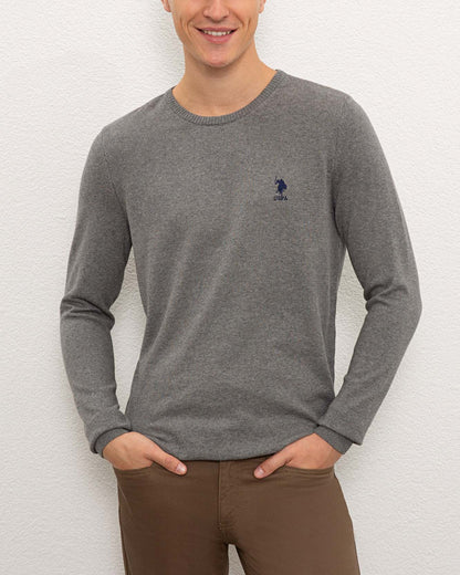 Middle Grey Knitting Jumper U.S. Polo Assn.