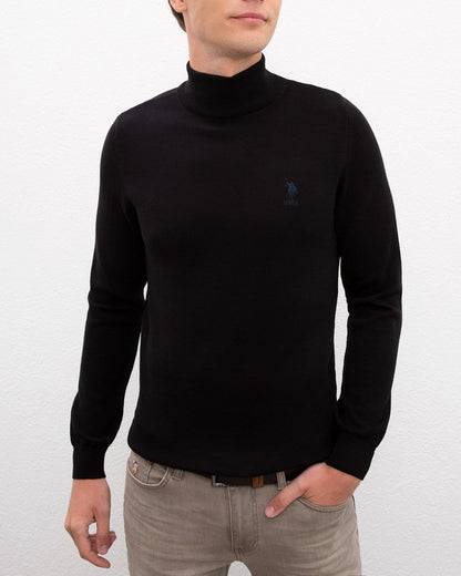 Black Knitting Jumper U.S. Polo Assn.
