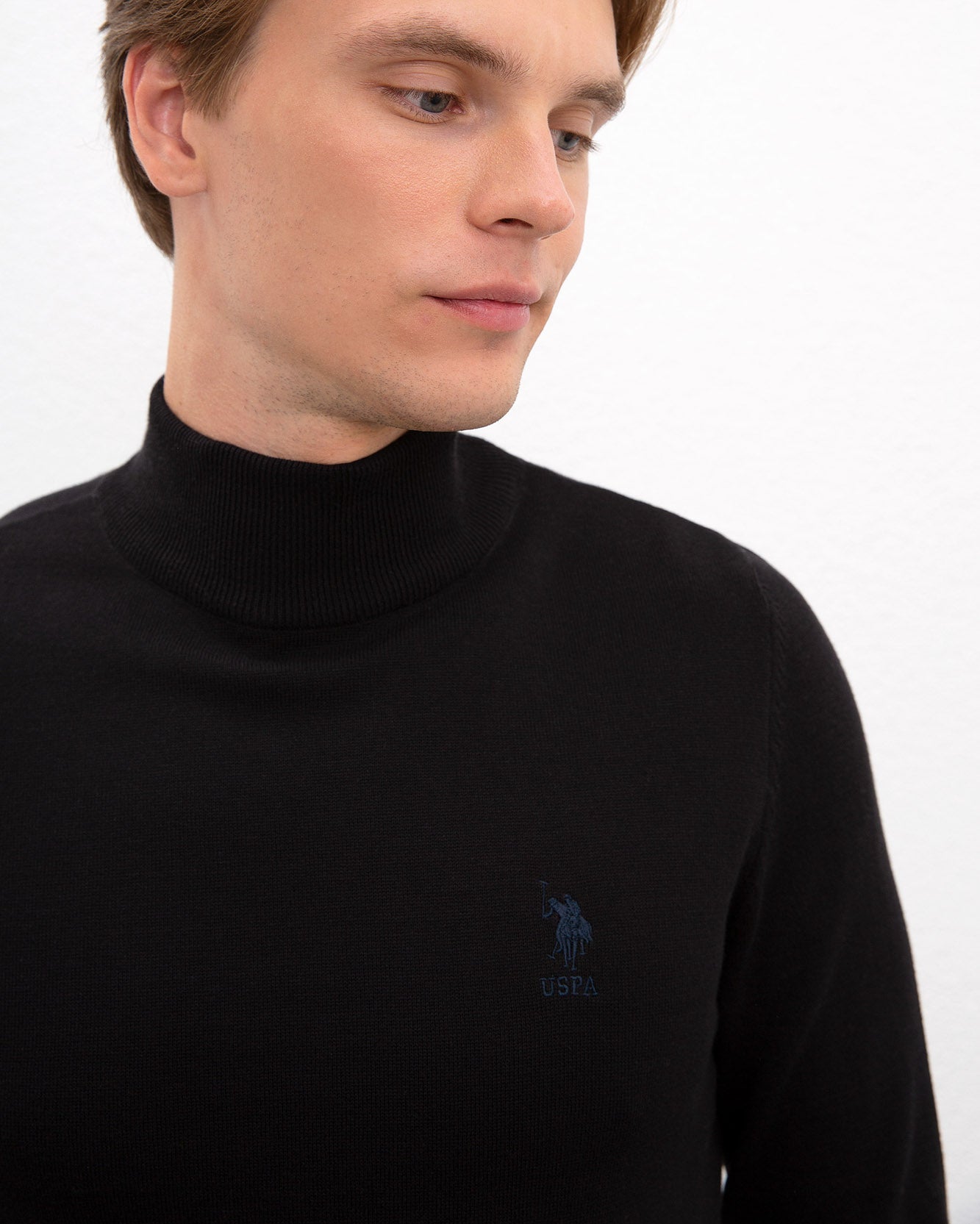 Black Knitting Jumper U.S. Polo Assn.