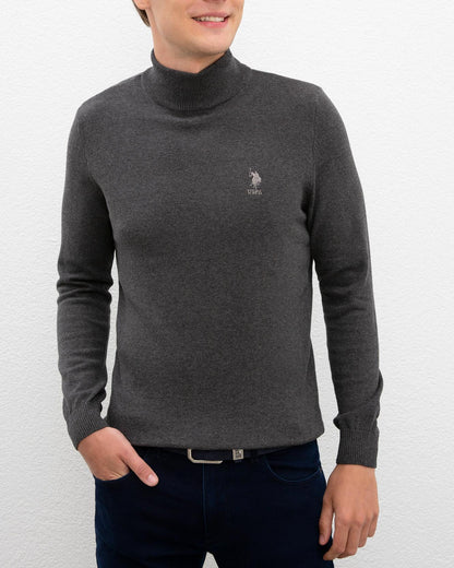 Dark Grey Knitting Jumper U.S. Polo Assn.