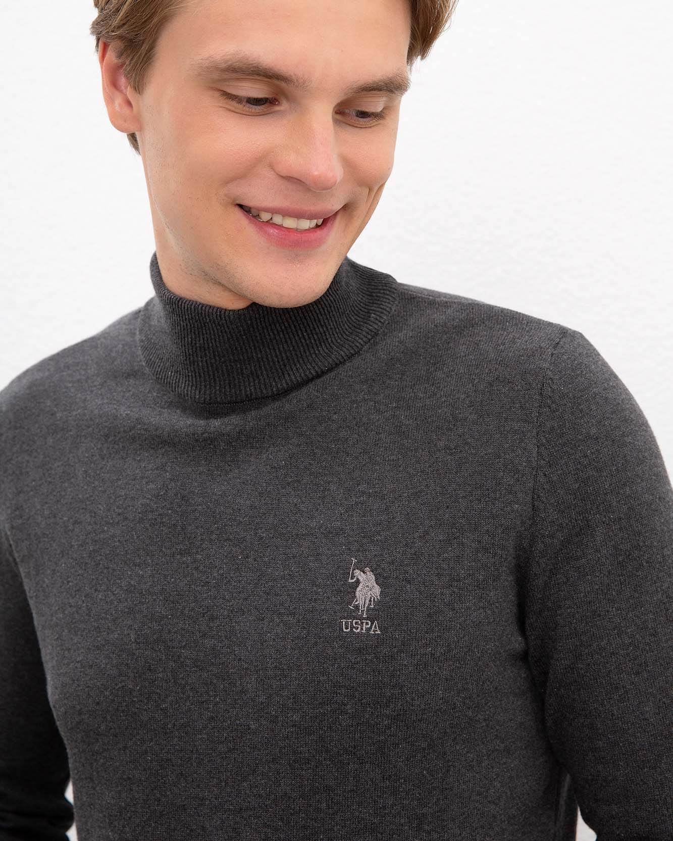 Dark Grey Knitting Jumper U.S. Polo Assn.