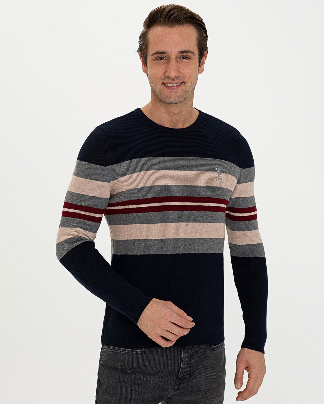 Dark Blue Knitting Jumper U.S. Polo Assn.