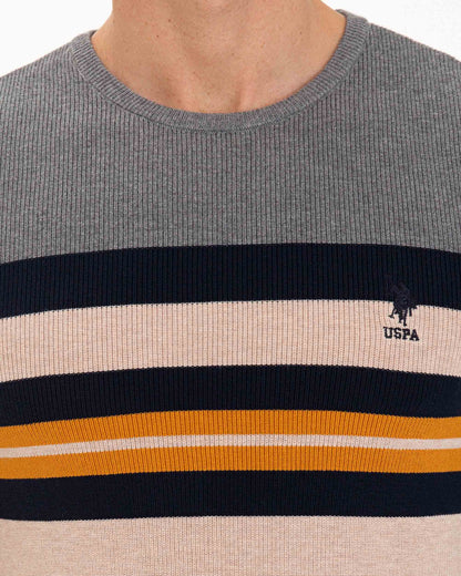Light Grey Knitting Jumper U.S. Polo Assn.