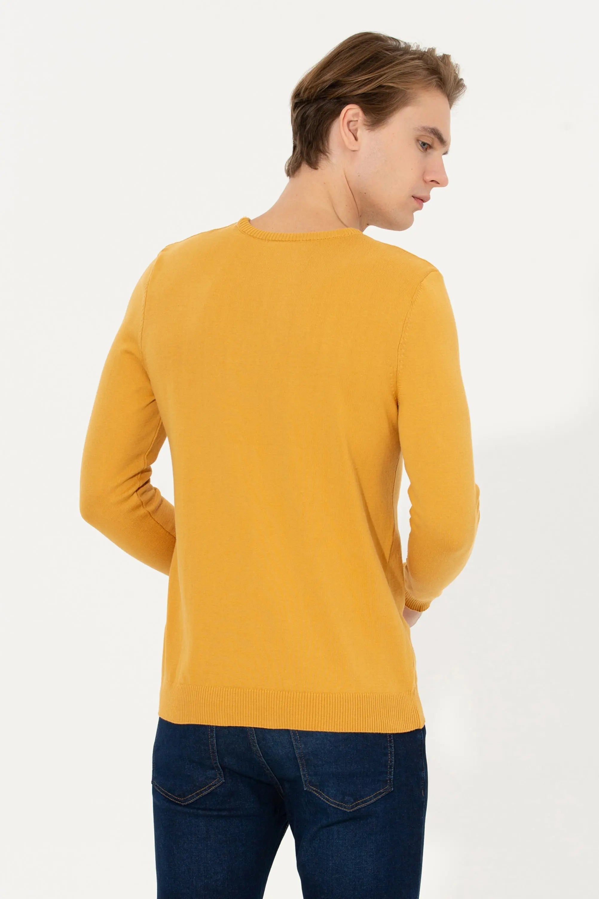 Yellow Knitting Jumper - BEVAVA