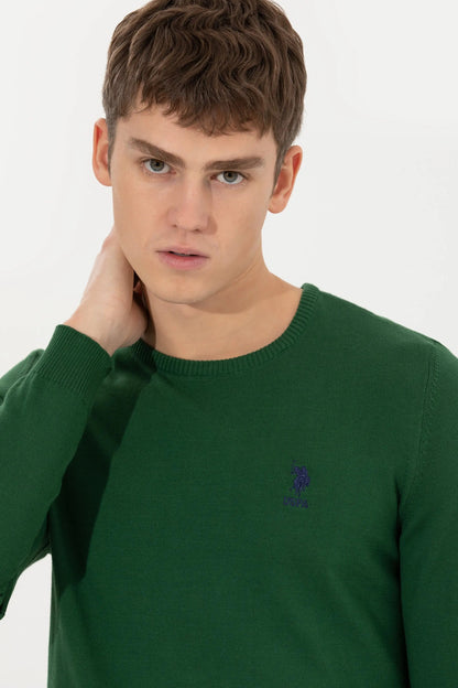 Green Knitting Jumper - BEVAVA