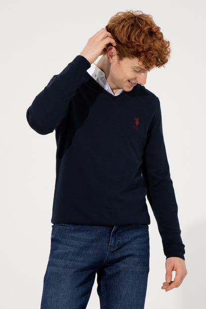Dark Blue Knitting Jumper U.S. Polo Assn.