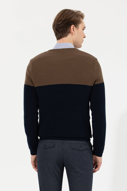 Brown Knitting Jumper
