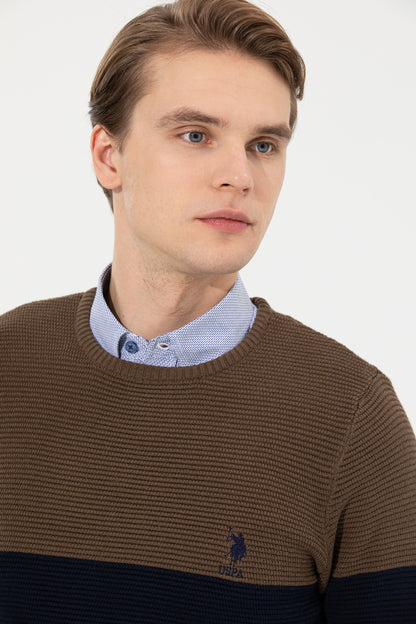 Brown Knitting Jumper