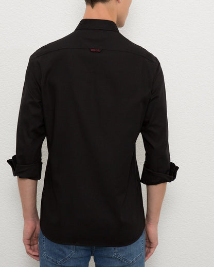 Black Shirt Long Sleeve U.S. Polo Assn.