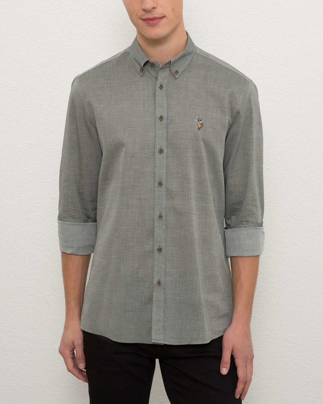 Green Shirt Long Sleeve U.S. Polo Assn.