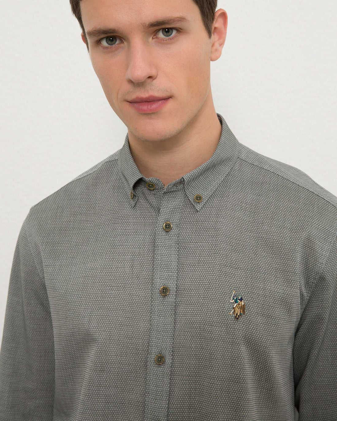 Green Shirt Long Sleeve U.S. Polo Assn.