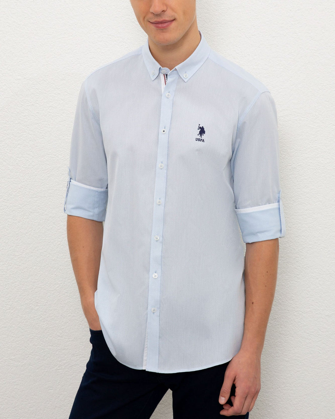 Light Blue Shirt Long Sleeve U.S. Polo Assn.