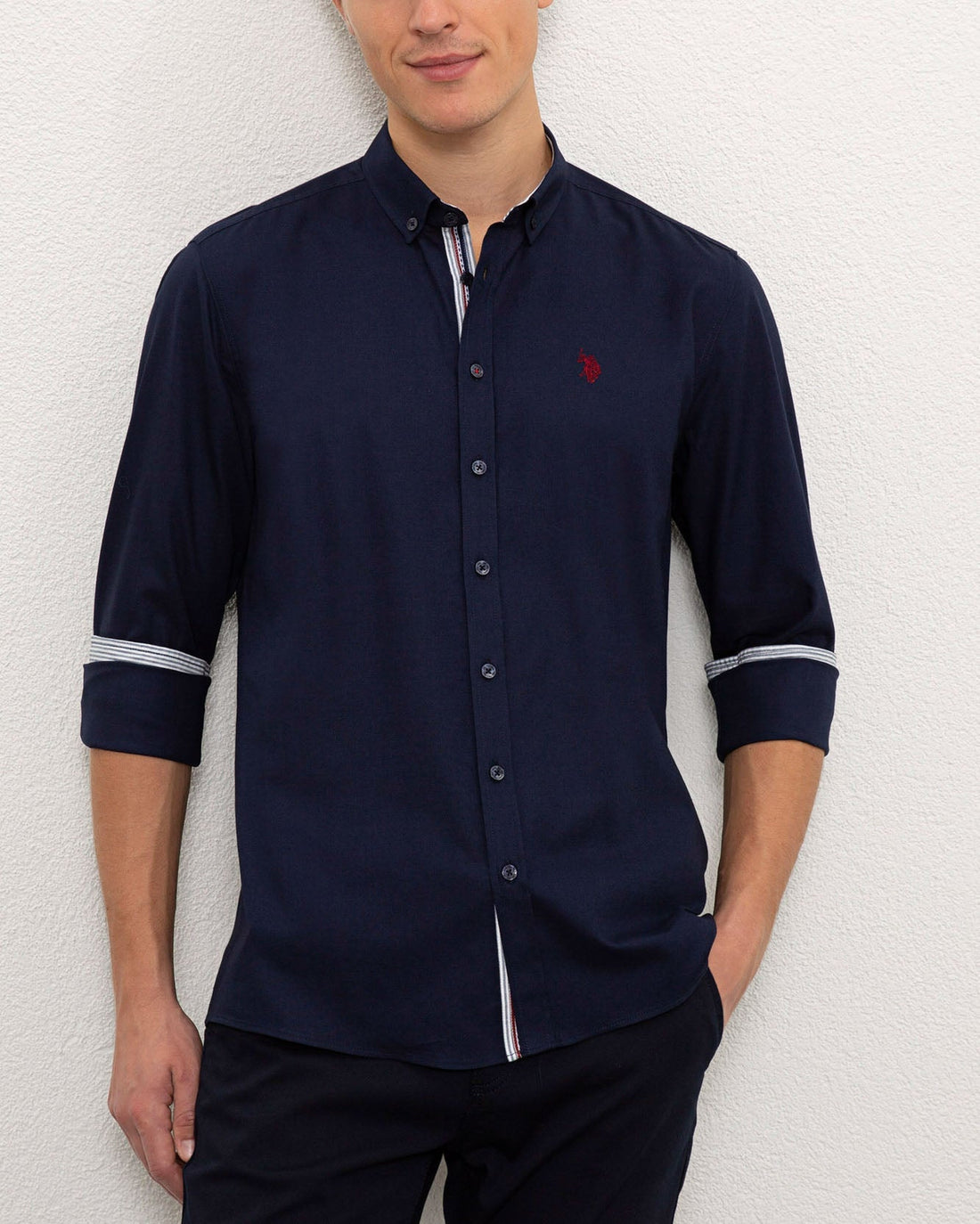 Dark Blue Shirt Long Sleeve U.S. Polo Assn.