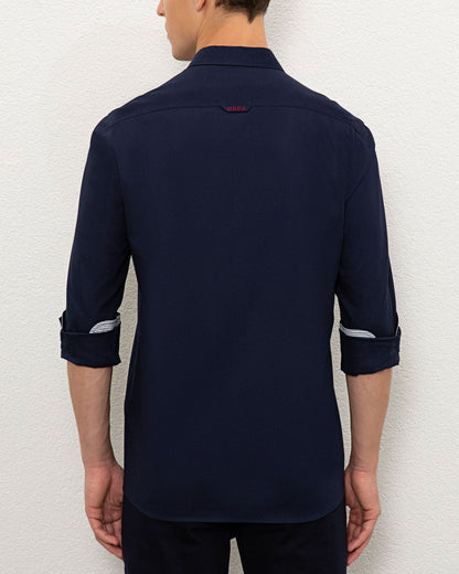 Dark Blue Shirt Long Sleeve U.S. Polo Assn.