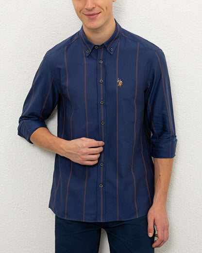 Dark Blue Shirt Long Sleeve U.S. Polo Assn.
