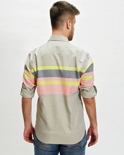Kaki Shirt Long Sleeve U.S. Polo Assn.