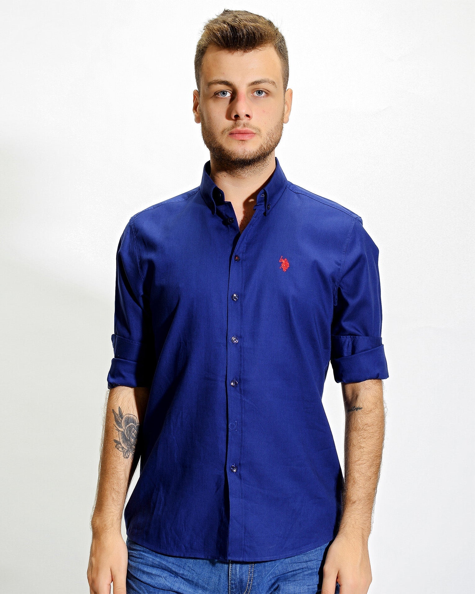 Dark Blue Shirt Long Sleeve U.S. Polo Assn.