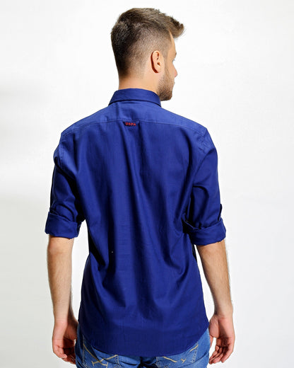 Dark Blue Shirt Long Sleeve U.S. Polo Assn.