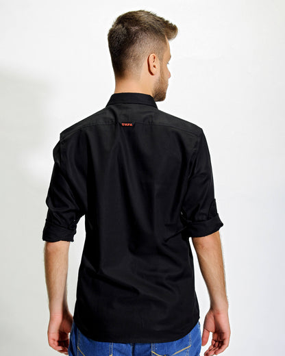 Black Shirt Long Sleeve U.S. Polo Assn.