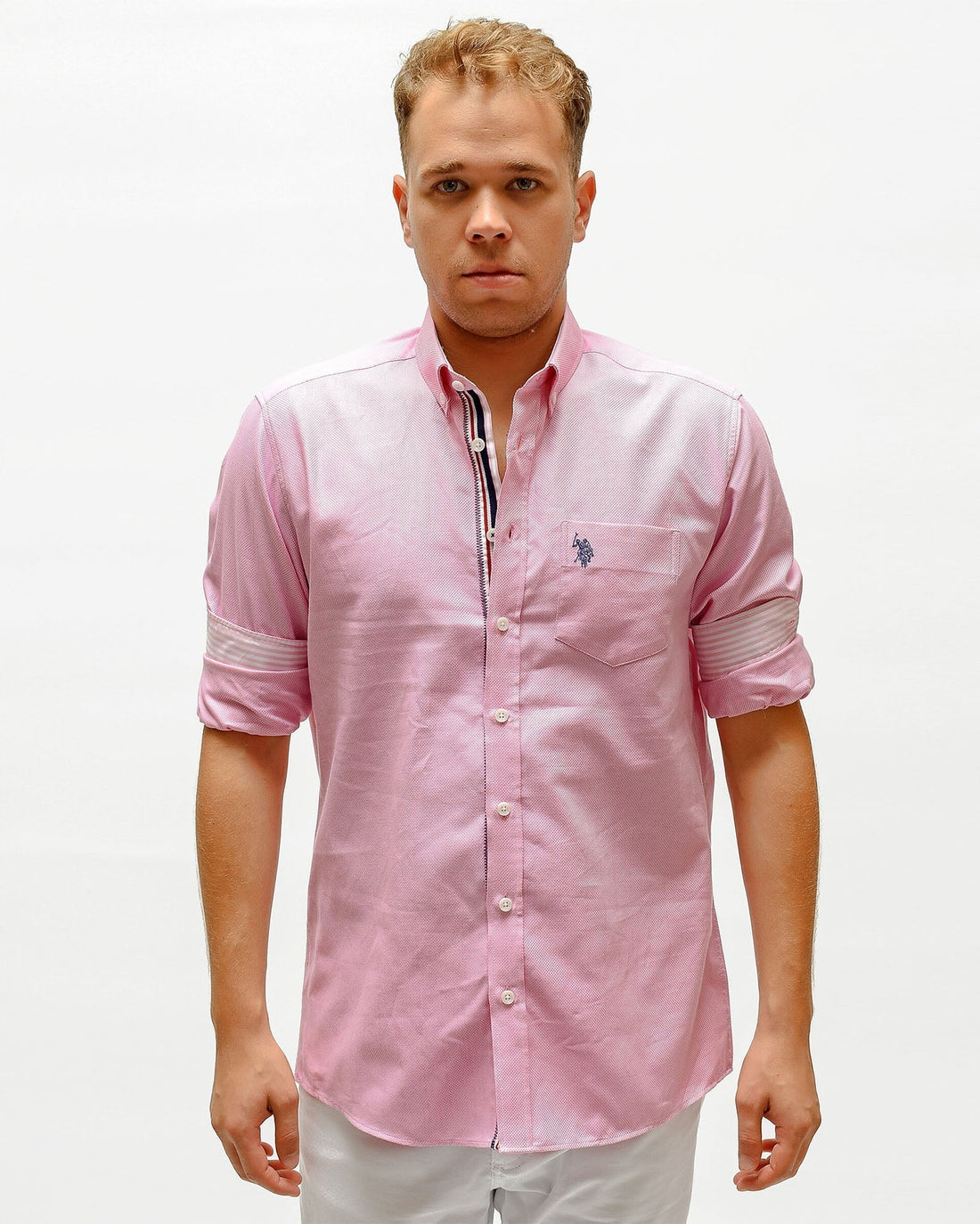 Pink Shirt Long Sleeve U.S. Polo Assn.