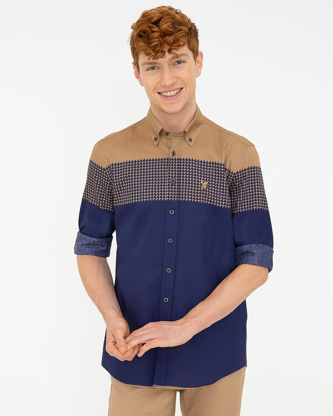 Dark Blue Shirt Long Sleeve U.S. Polo Assn.