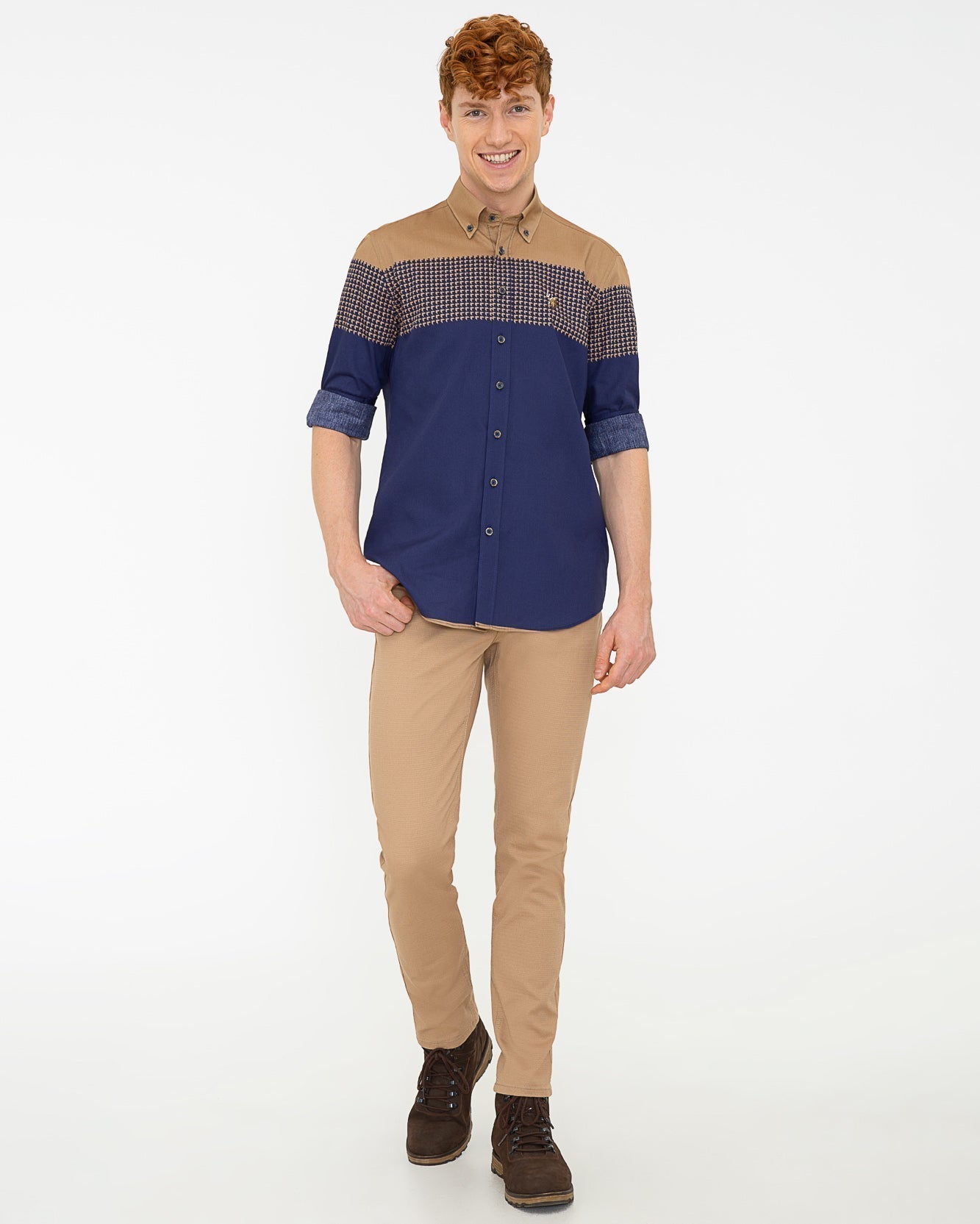 Dark Blue Shirt Long Sleeve U.S. Polo Assn.