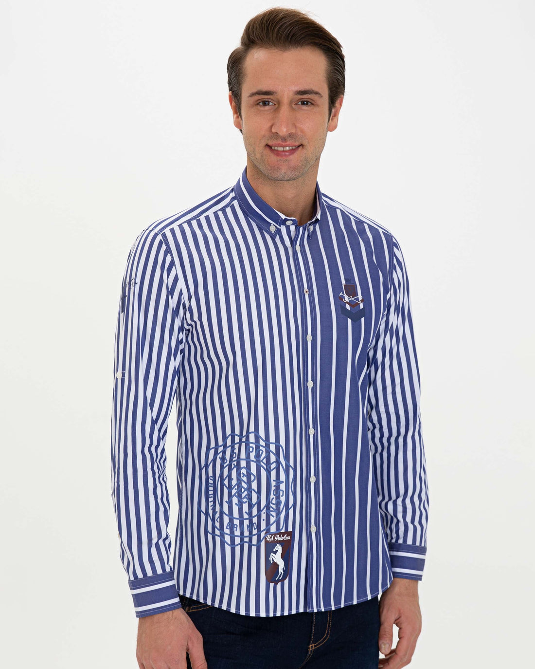 Dark Blue Shirt Long Sleeve U.S. Polo Assn.