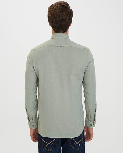 Kaki Shirt Long Sleeve U.S. Polo Assn.